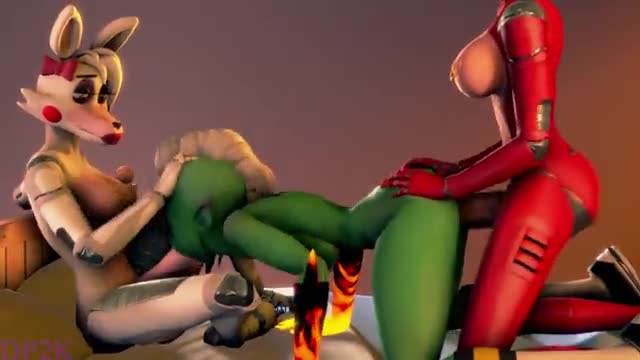 Foxy & Mangle fucks Lord Dominator (Test)