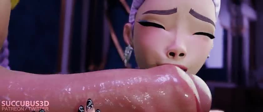 [KPop Demon Hunters] – Huge Dick is Deep Inside Rumi’s throat (Succubus3D)