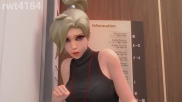 Mercy stuck in the elevator