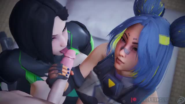 Neon & Viper Threesome (VALORANT)