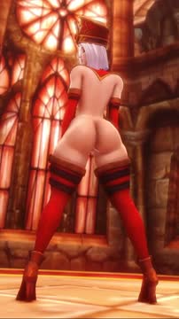 Sally shaking her ass [Nude Ver]