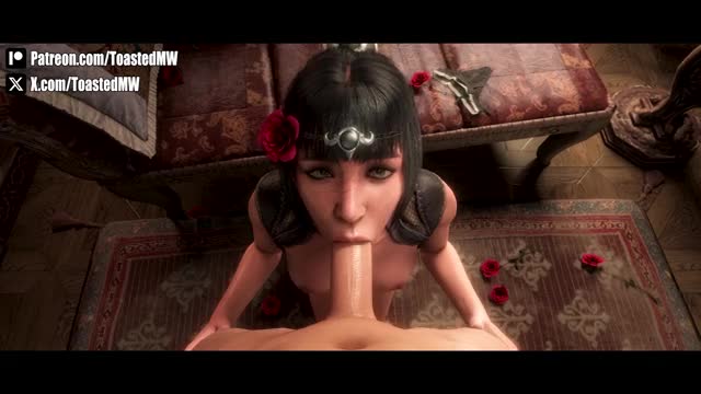 Shadowheart Romantic Blowjob