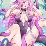 Citlali Captured by the Tentacle Monster