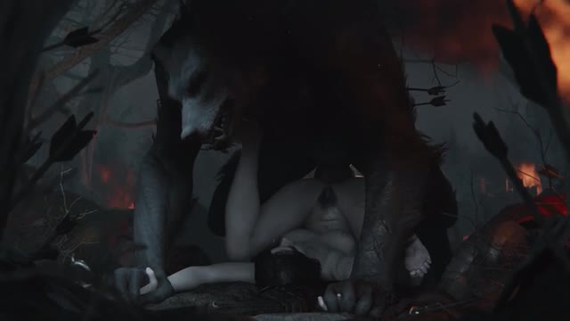 Serana & Werewolf [Pubic Hair][Zmsfm][4K60FPS]