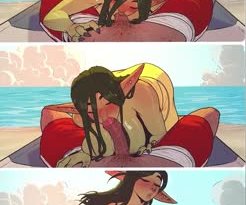 Beach Sex with Mr. Orc