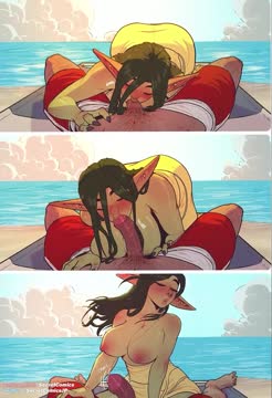 Beach Sex with Mr. Orc
