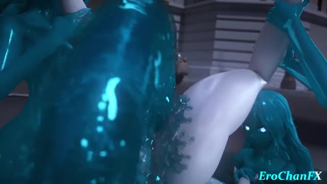 Tatsumaki pinned down and tentacled