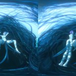 Rem and Ram tentacles II underwater