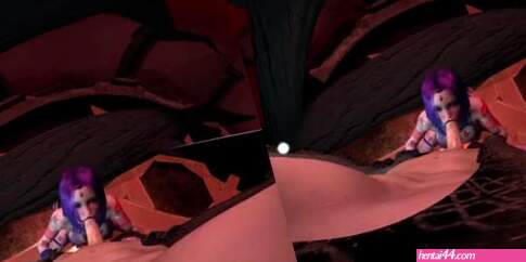 4KVR Bleached Demoness Raven in Hell + AI | Halloween 2025 (Updated Version)
