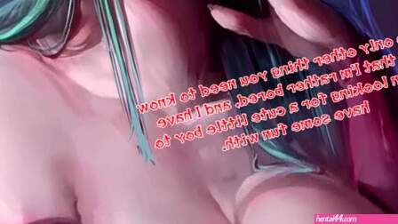 [Animated and Voiced JOI] Succubus Degenerate Training Day 1 [Soft Femdom, Tease]