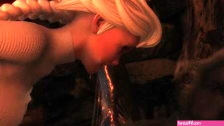 Elsa fucked by Werewolf