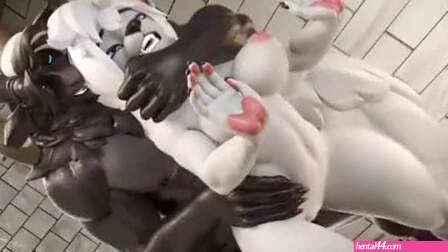 Fun in the bathroom