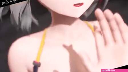[MMD – DnC] Let’s "dance" under the crowd’s staring! – Excuse Me (White stockings)