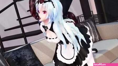 Maidmiku & insects sex mmd （part01）