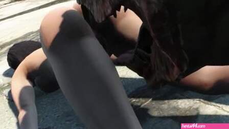 Nora gets Bred by Mutant Dog