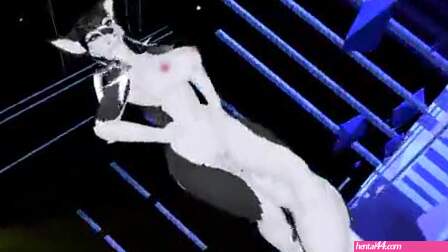 VRChat Furry MMD – Din Don Dan【R18】