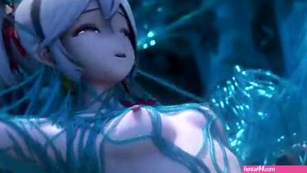 Wuwa Camellya slimed and tentacled