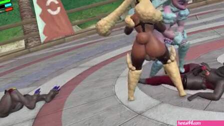 Zoroarks vs Lopunnies! Heroine Rumble 2 Pokemon Double Battle!