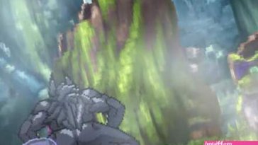 WolfKuro mating press Mienshao and heavily drowning her womb