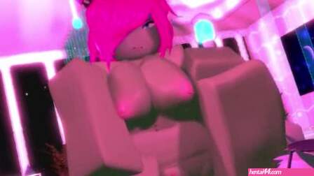 Alien girl riding bunny guy’s big dick!