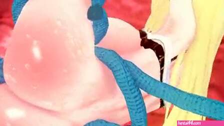 Aria is Attacked by Tentacles!!!