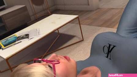Beautiful Mouth Enjoying Pleasure from Ebony Futa