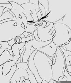 Bokkun teasing Rouge’s Boobs [Elmer Galarga]