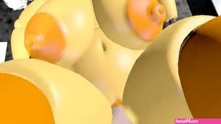 Chicka porn. Test 3D animation. Sound
