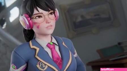 D.Va’s private lessons [Spanish Subtitles]【aphy3d】
