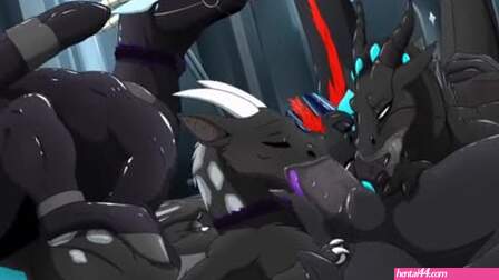 Dragon gangbang