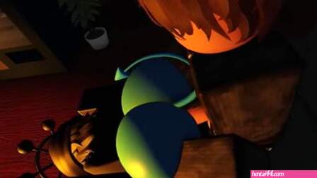 Fucking a Sexy Blue Demon