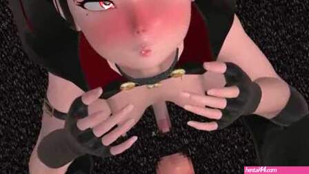 Futa Deep blowjob