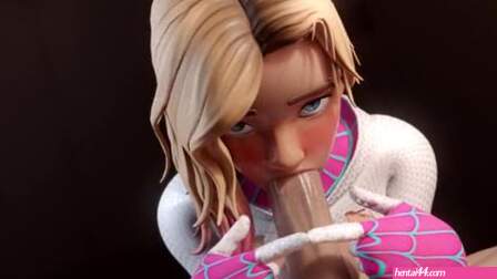 Gwen Shy Blowjob | Fortnite