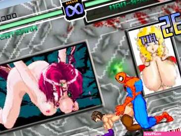Mugen ryona Spider-Man x Anastasia