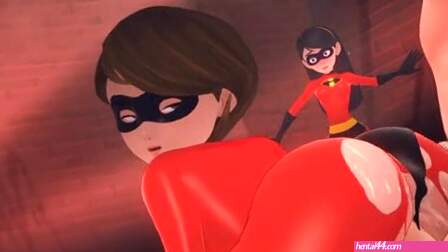 Personal punishment from the superheroine