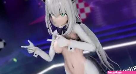 Rabbit Hole – Shirakami Fubuki And Inugami Korone  | Virtual YouTuber MMD R-18