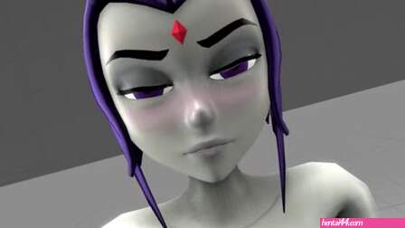 Raven x starfire kissing Nude