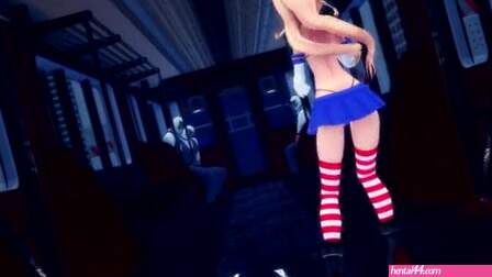 Shimakaze – Apple Pie [MMD R18] Hamselvish