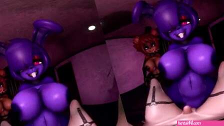 VR FNAF Taker POV & Futas Frenni and Bonfie