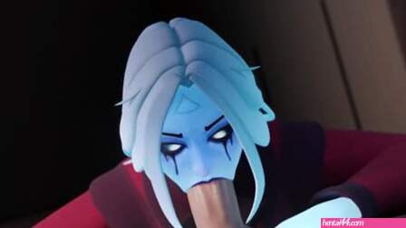 Vindicta Sloppy Deep Blowjob