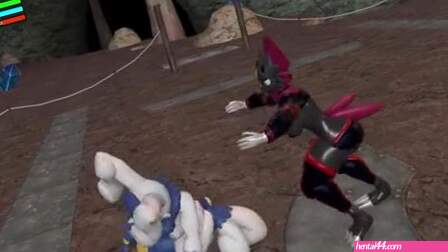 Weavile vs Meowstic! Heroine Rumble 2 Pokemon Futa X Futa