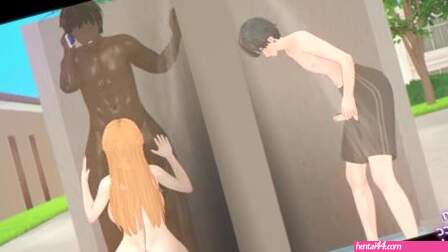 Asuna NTR Blacked version