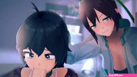 Bigsis forcing her to choke on your cock