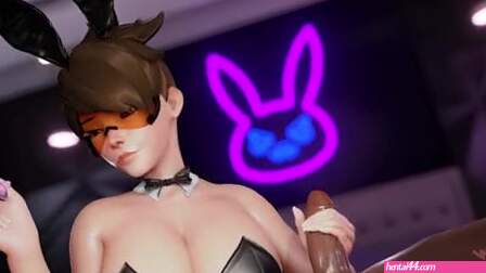 Clubby Bunny – Tracer [NO WM][Blacked][Conseit][4K60FPS]