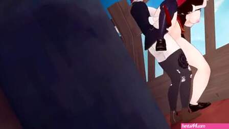 (Dezerbitch) Ruby x Pyrrha – Passing Time on the Flight Deck