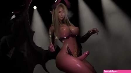 Dragon Elf Futa lightshow | How’s this