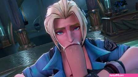 Elsa Bloodstone blowjob POV