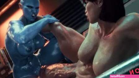 FemShep x Asari (GODWENTNORTH)