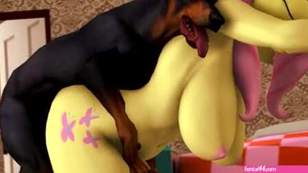 Fluttershy – Dog Play