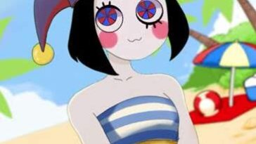 Fun at the beach- pomni digital circus